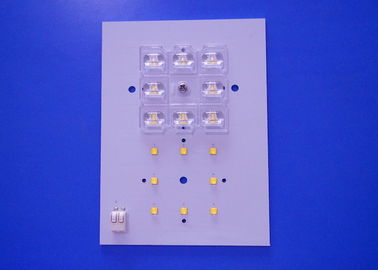 स्वनिर्धारित एलईडी लाइट पीसीबी बोर्ड XTE / XPG3 एलईडी 8 में 1 लेंस 147x72 डिग्री टीपीआईआई एम के साथ